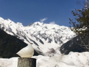 ショップ白樺　上高地にぴったりのガラス細工