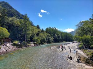 8月残暑は涼しい上高地へ