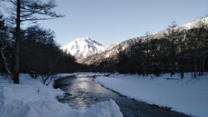 本日、施設点検で上高地へ来ました。