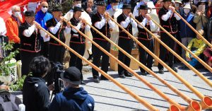 上高地訪問の思い出に　開山祭記念グッズ